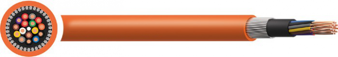 Χαλκός 12 θωρακισμένο καλώδιο 1.6mm σημάτων κυκλοφορίας πυρήνων SWA PVC των BS 6346