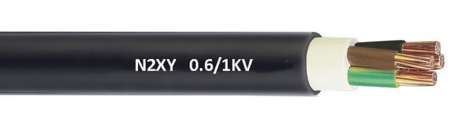 ACC καλωδίων N2XY χαμηλής τάσης 600 1000V Unarmoured. Ο Μαύρος DIN VDE 0276 για τη παροχή ηλεκτρισμού