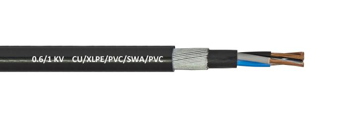 1 KV SWA BS 5467 $cu καλώδιο χαμηλής τάσης, βιομηχανικό ηλεκτρικό καλώδιο PVC XLPE