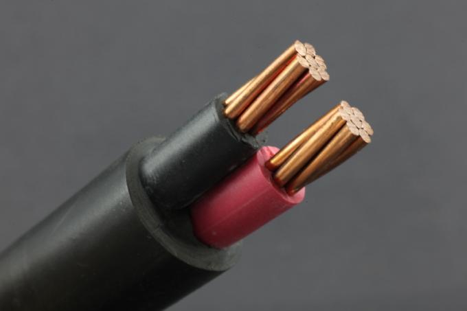 0.6 / 1kV κατηγορία 1 καλωδίων IEC 60502-1 τυποποιημένη τυλιγμένη PVC χαλκός δύο πυρήνες που μονώνονται