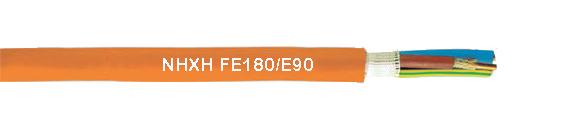 180 / E90 καλώδιο αντίστασης πυρκαγιάς, ΕΠΑΝ πορτοκαλί ελεύθερο καλώδιο αλόγονου θηκών 1 X 4
